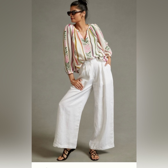 Anthropologie Velvet by Graham and Spencer Beth blouse size small - Picture 4 of 10